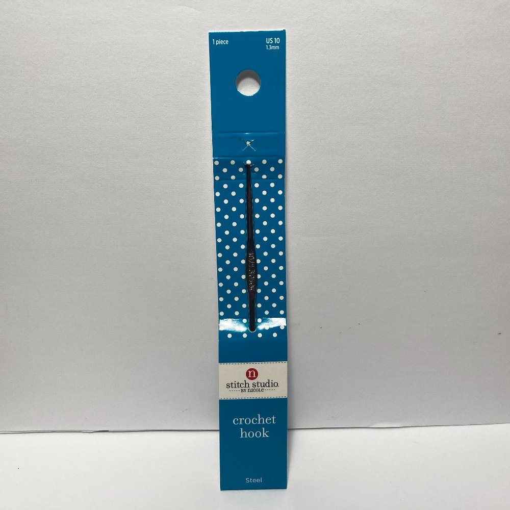 Steel Crochet Hook US 10 (1.3mm) 5" Stitch Studio